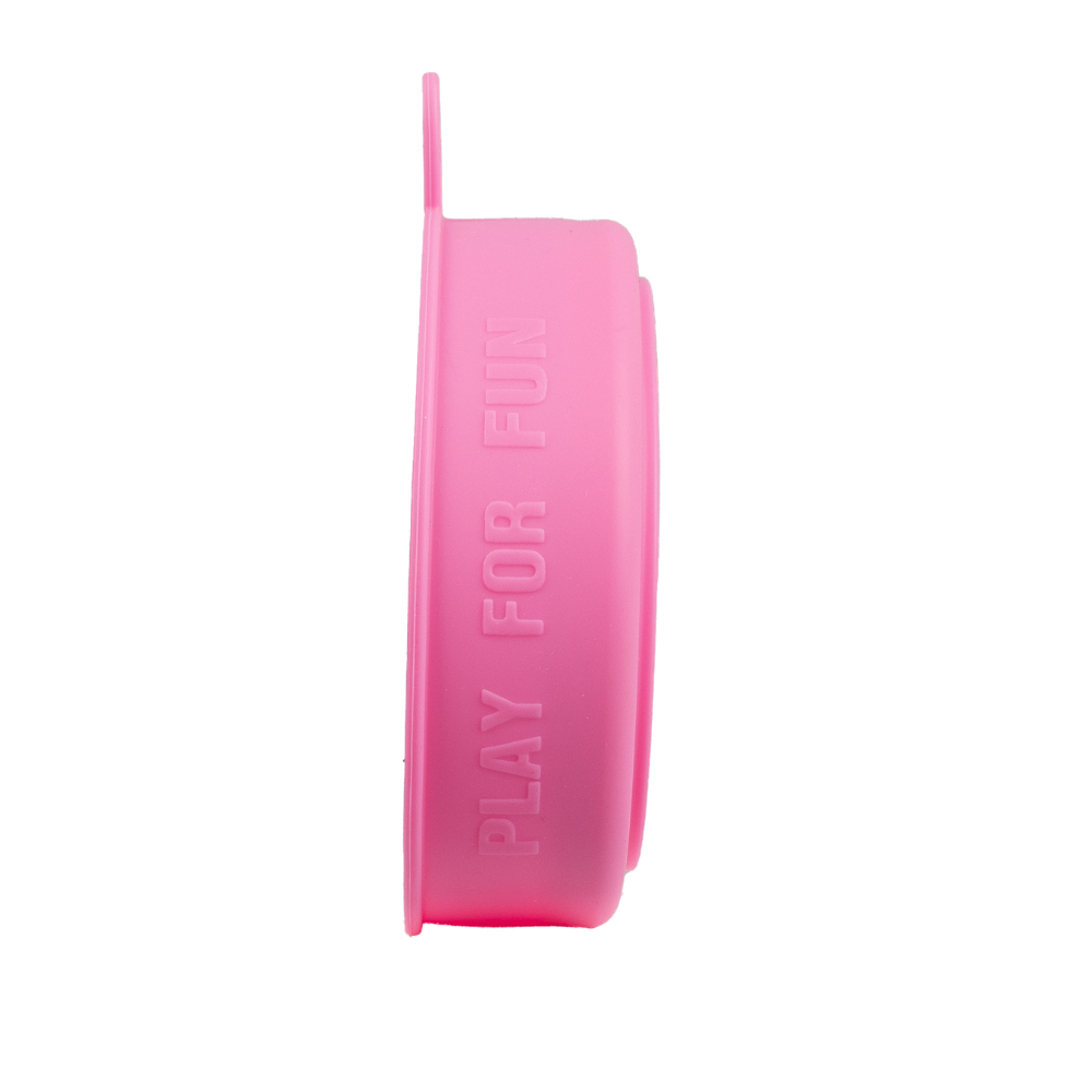 Comedouro Lento de Silicone para Pets Coelho Rosa - QMonster