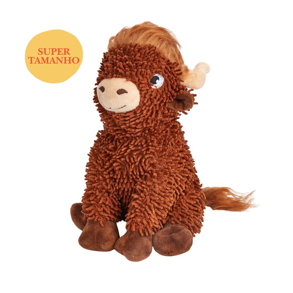 Brinquedos Pelúcia Chenille Tough Animais Gado Escócia Super - FOFOS