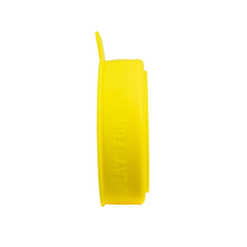 Comedouro Lento de Silicone para Pets Coelho Amarelo - QMonster