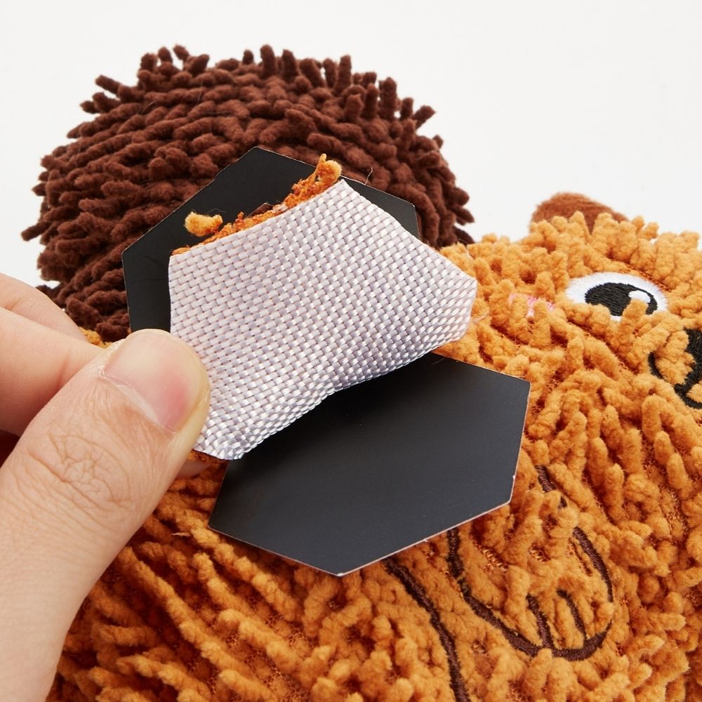 Brinquedos Pelúcia Chenille Tough para Puppies Esquilo - FOFOS