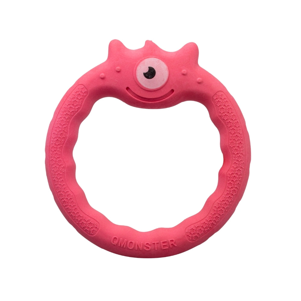 Brinquedo Mordedor Interativo Anel de Ciclope Vermelho  - Qmonster