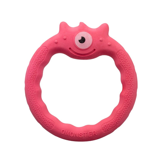 Brinquedo Mordedor Interativo Anel de Ciclope Vermelho  - Qmonster
