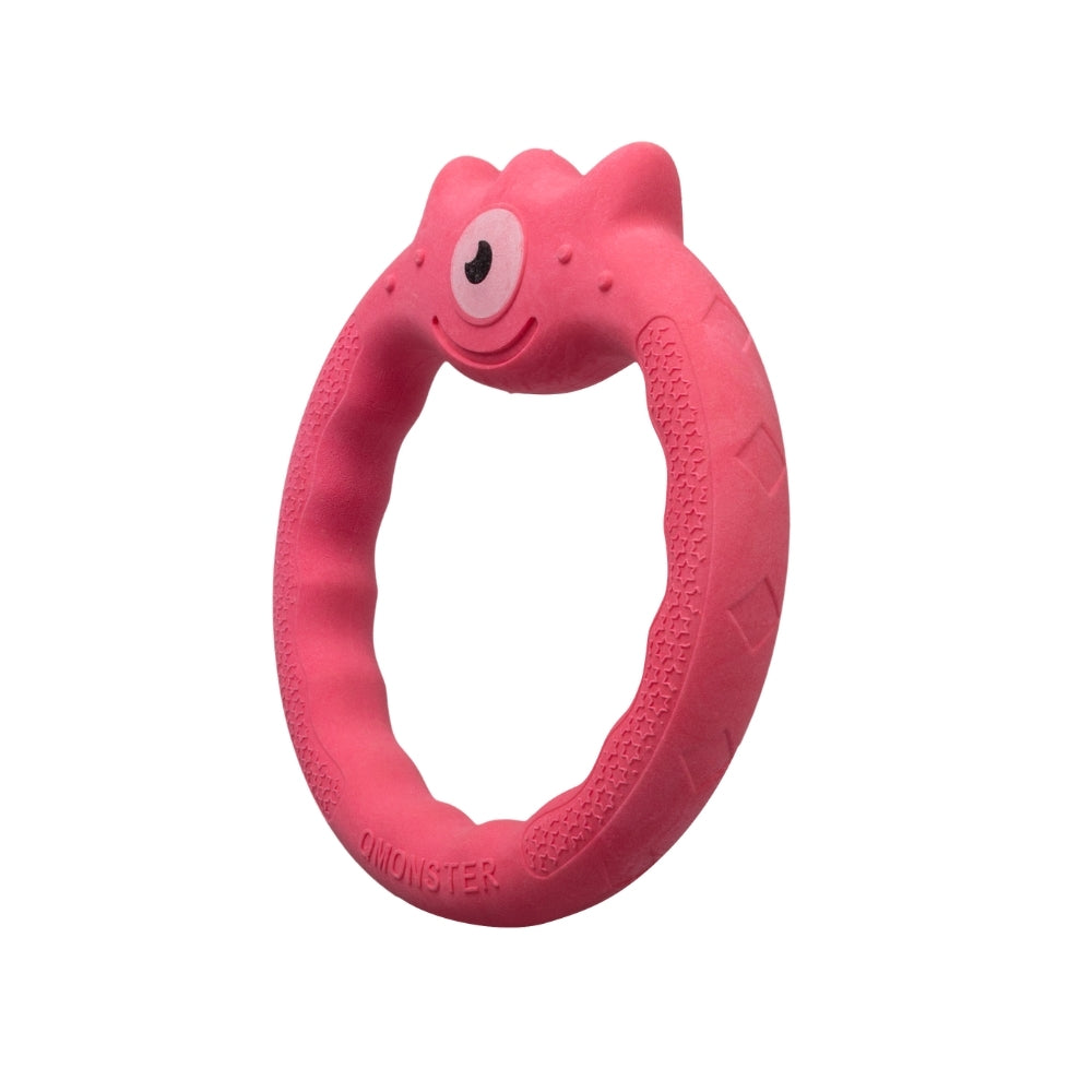 Brinquedo Mordedor Interativo Anel de Ciclope Vermelho  - Qmonster