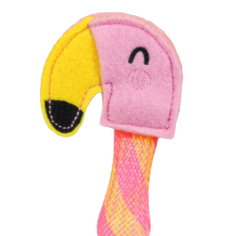 FOFOS Brinquedos para Gatos - Animais Pulam Pulam - Flamingo