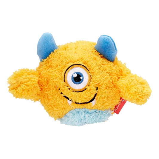 Qmonster Brinquedo para cachorro - 2in1 Monstro Ciclope - Amarelo Grande