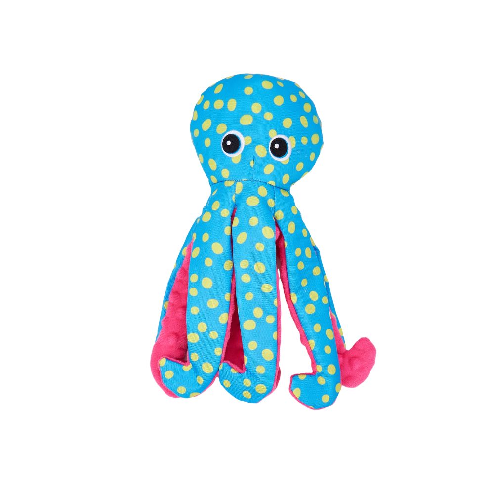 Brinquedos Pelúcia C Som da Sacolinha Polvo Dançante Azul- FOFOS