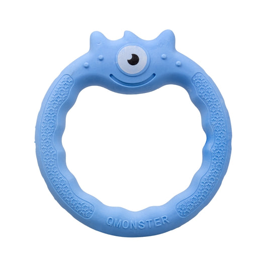 Brinquedo Mordedor Interativo Anel de Ciclope Azul  - Qmonster