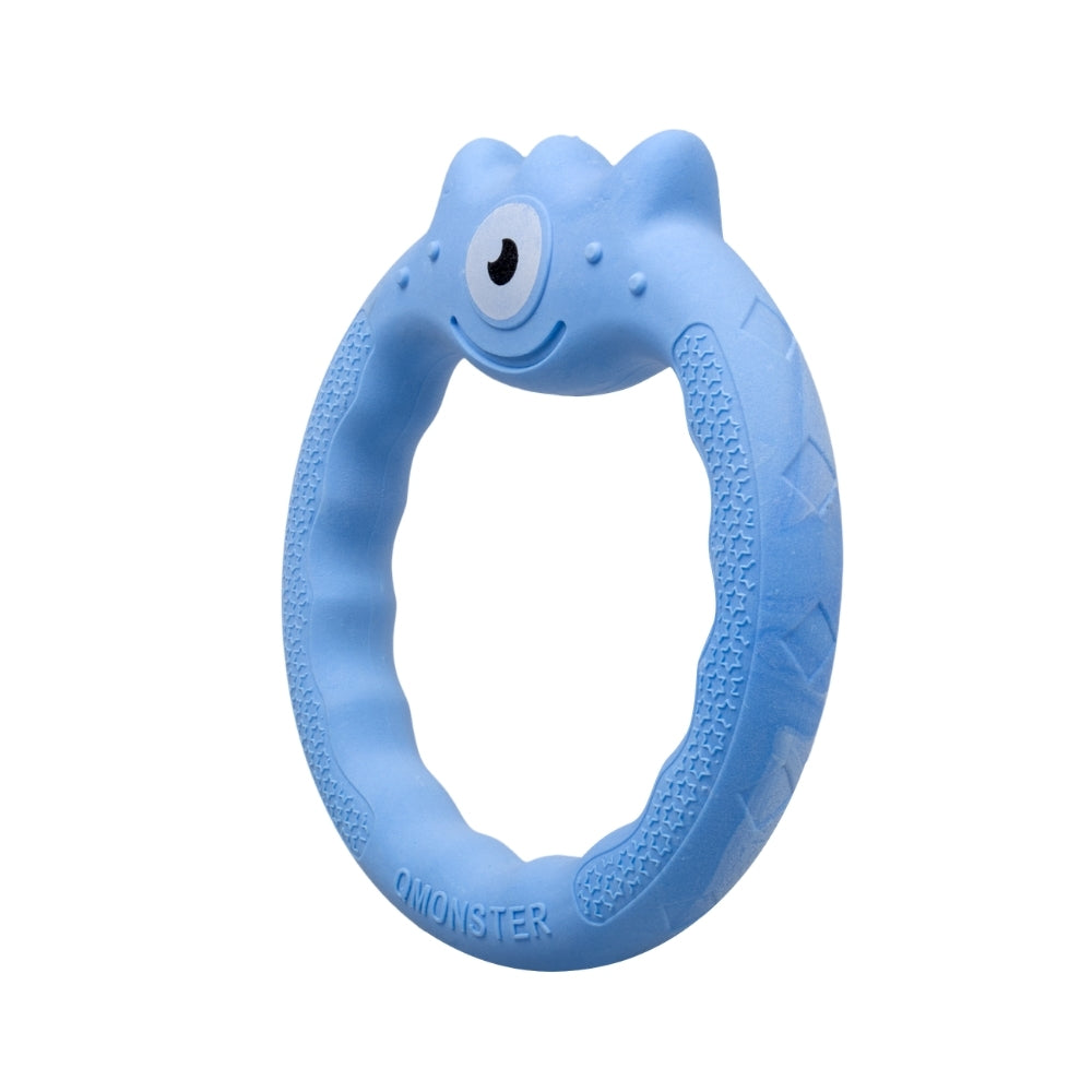 Brinquedo Mordedor Interativo Anel de Ciclope Azul  - Qmonster