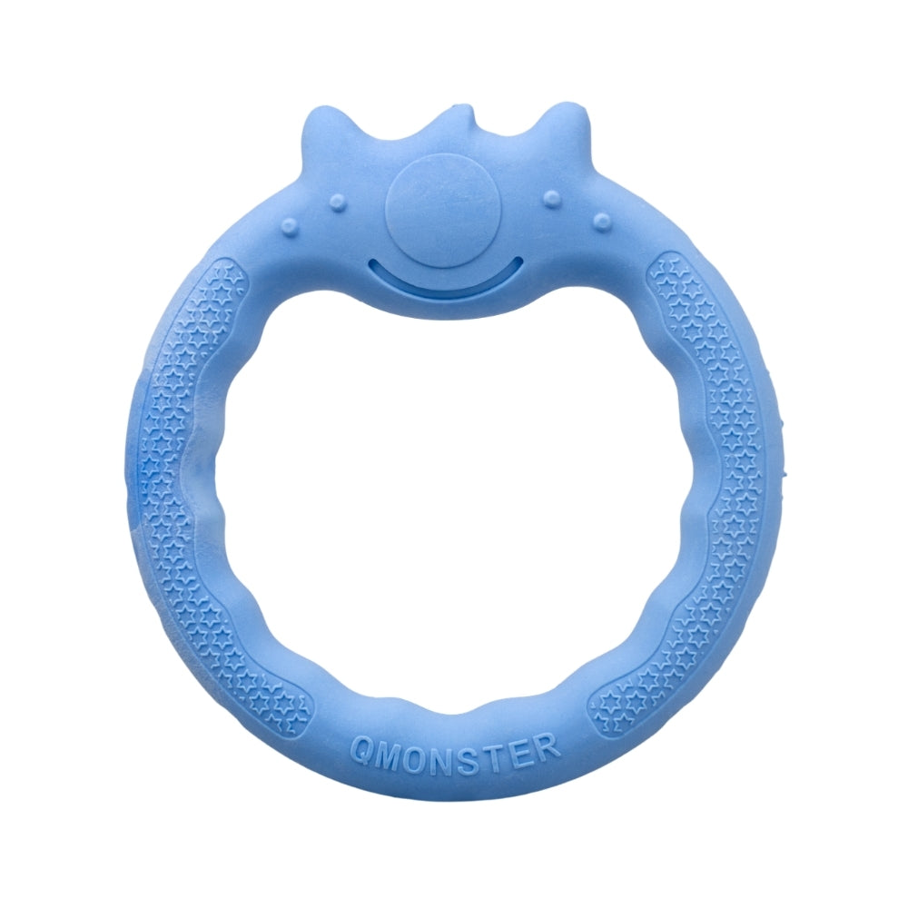 Brinquedo Mordedor Interativo Anel de Ciclope Azul  - Qmonster