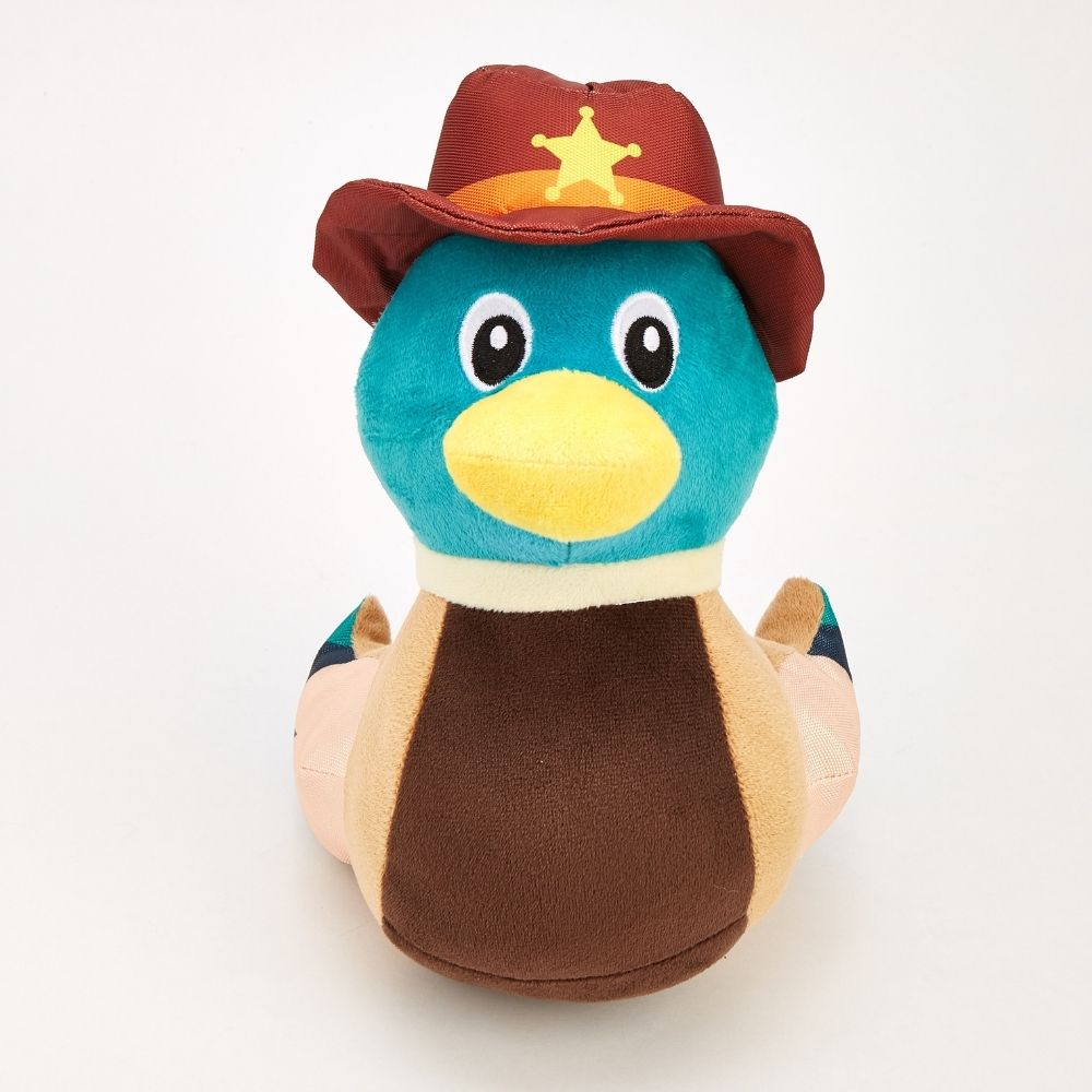 Brinquedo Pelúcia Cowboy Pato Amarelo Yellow Duck - FOFOS