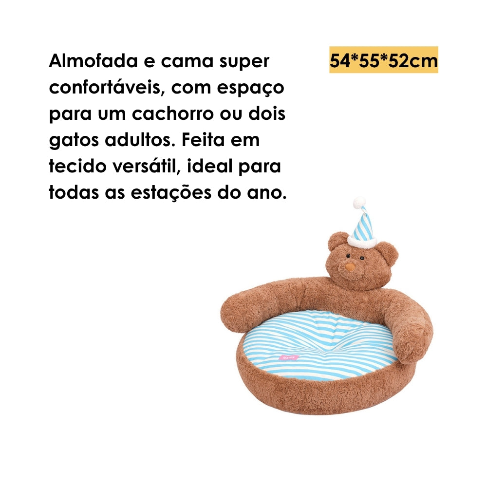 Cama Sofa para pets Nick o Urso Sonolento - zeze