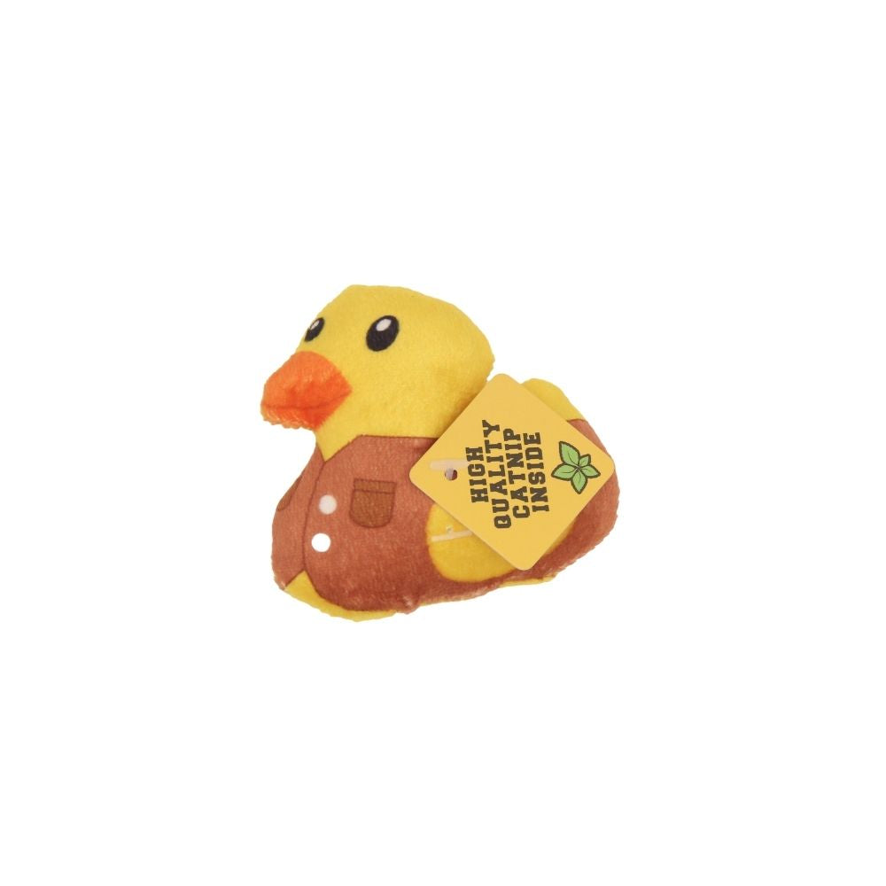 Brinquedos C Catnip Viagem de Jeep Pato Amarelo - FOFOS