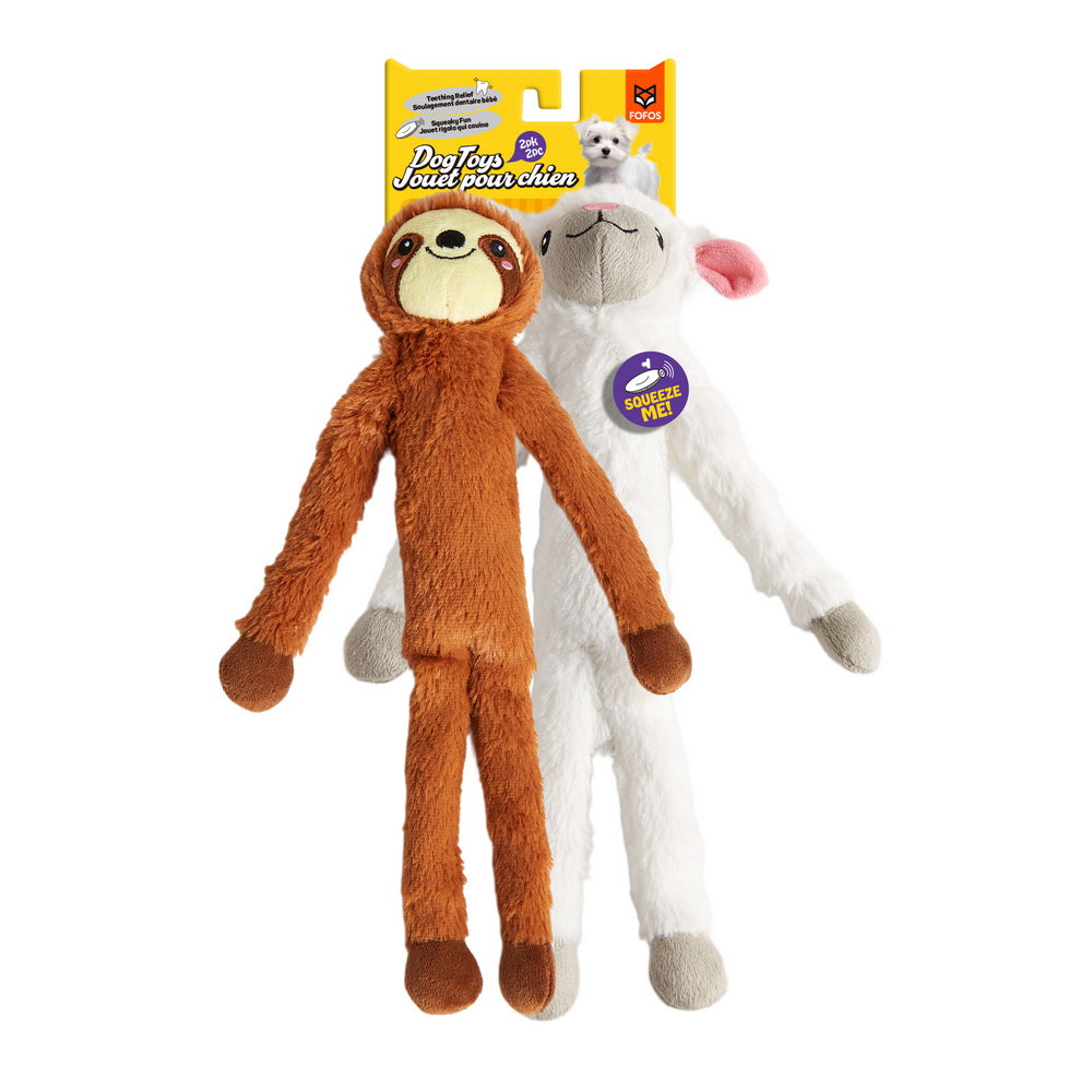 FOFOS Brinquedos para Cães - Bons Amigos - Ovelha&Preguiça