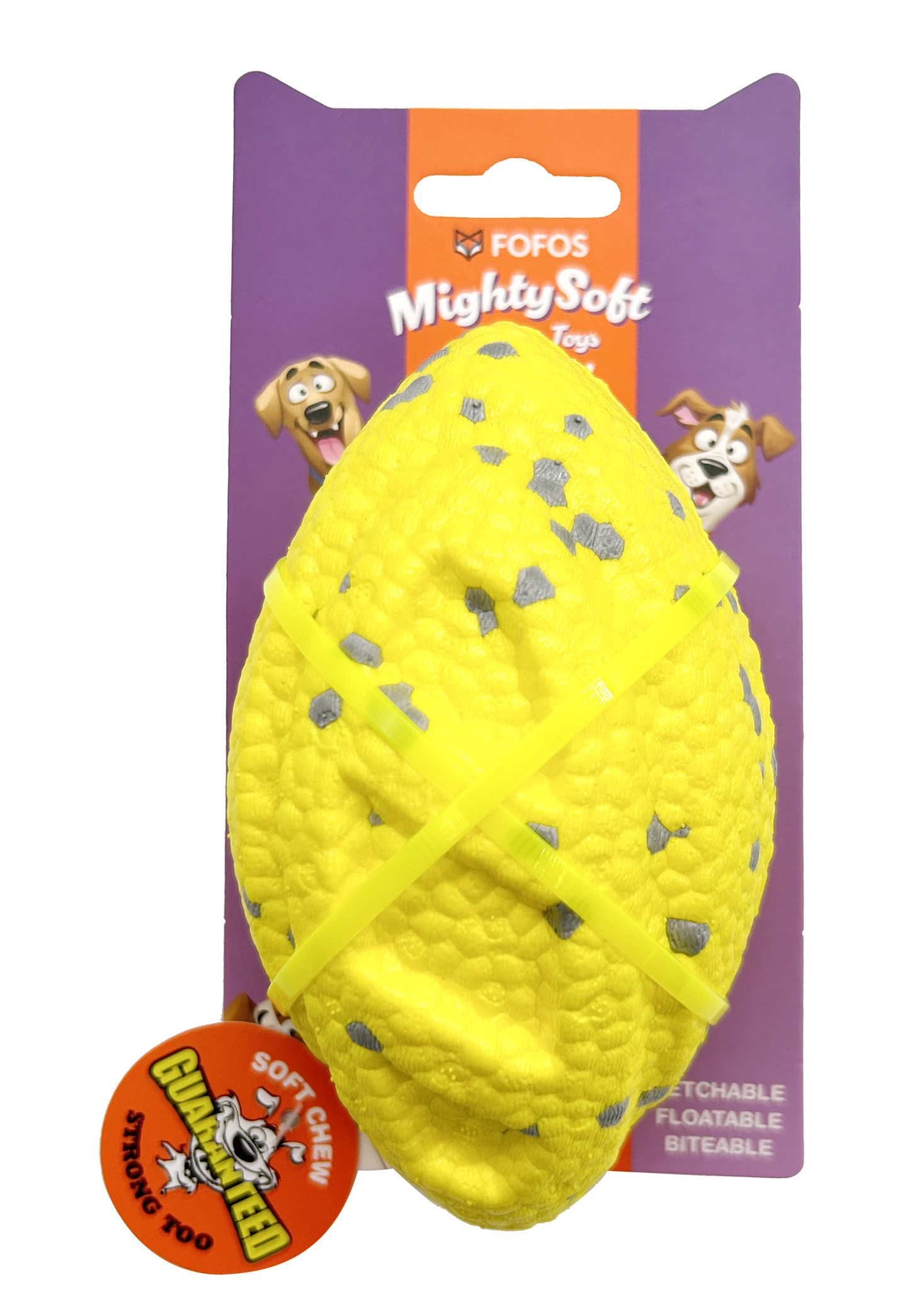 FOFOS Brinquedos para Cães - ETPU Pipoca Super Leve - Rugbi