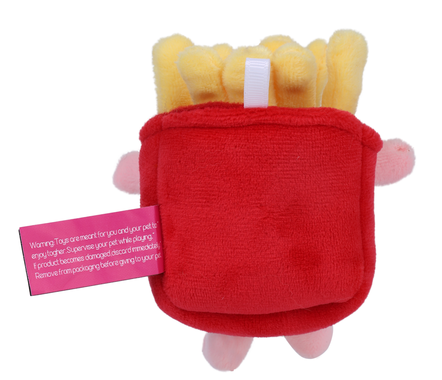 Qmonster Brinquedo para gatos - Fast Food com Catnip 'foodie'- Batata Frita