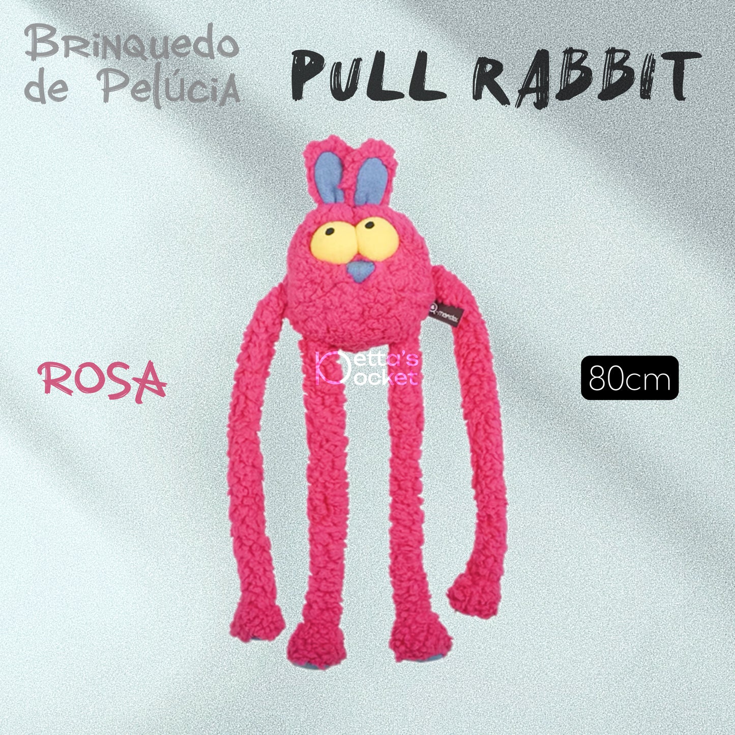 Brinquedo para cachorro - Pull Rabbit Puxar Coelho com vários sons