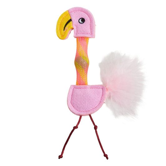 FOFOS Brinquedos para Gatos - Animais Pulam Pulam - Flamingo