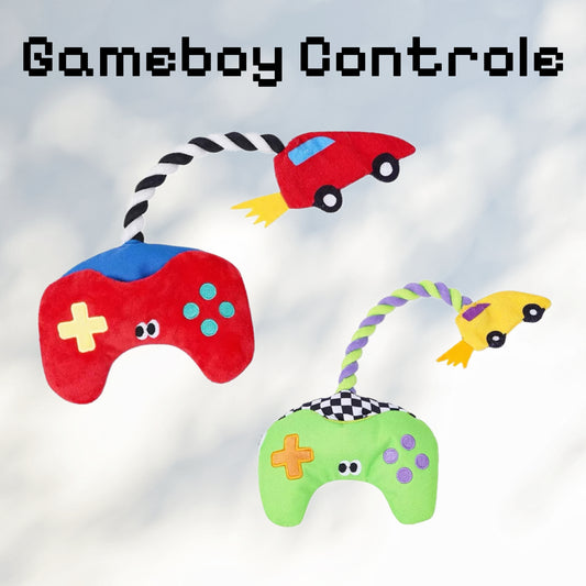 zeze Brinquedo para cachorros- Gameboy Controle Pelúcia e Corda