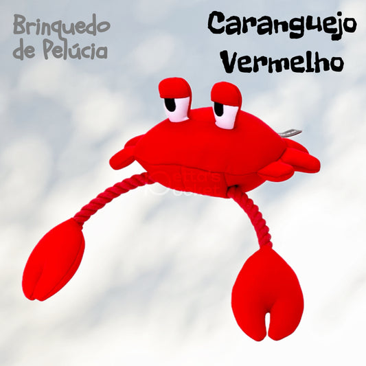 Brinquedo para cachorro - Brinquedo Interativo Cabo De Guerra Caranguejovermelho