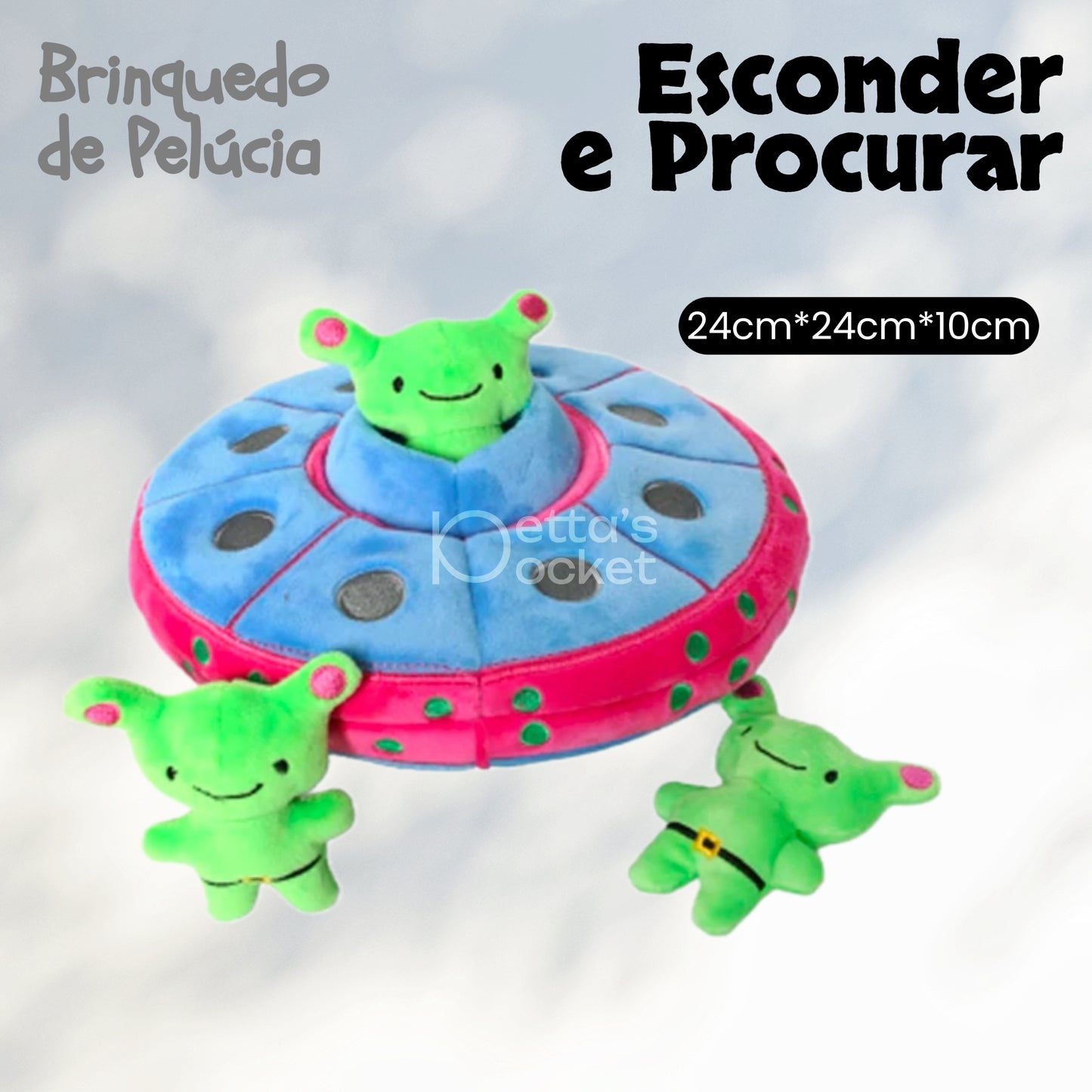 Brinquedo para cachorro - Pelúcia Interativo Esconde-esconde