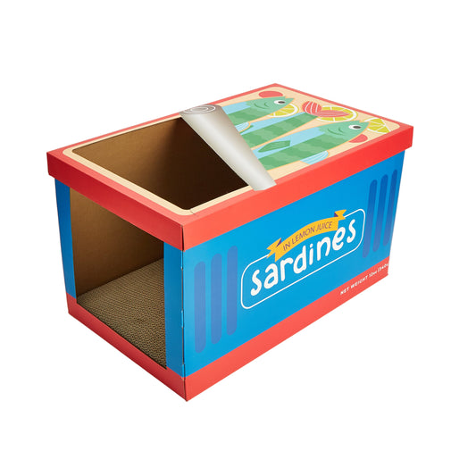 FOFOS Brinquedos para Gatos - Arranador Lata de Sardinha