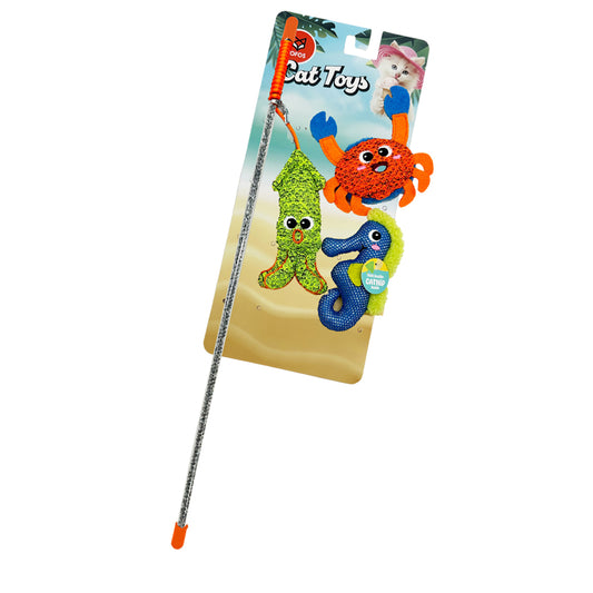 FOFOS Brinquedos para Gatos - Varinha de Turminha Submaria 3em1