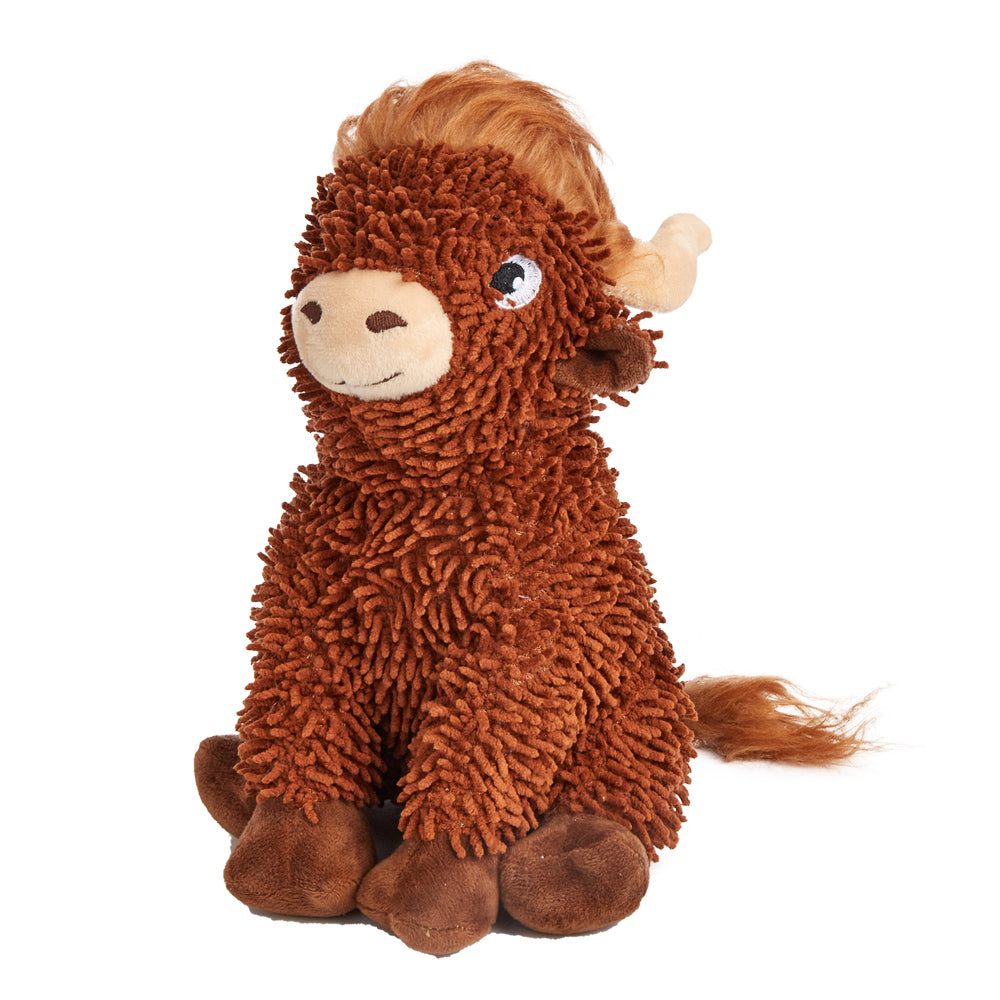 FOFOS Brinquedos para Cães - Chenille Tough Animais - Gado Escócia