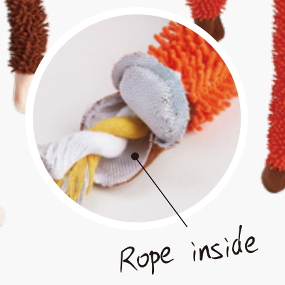 FOFOS Brinquedos para Cães - Tough Corpo Longo - Raposa