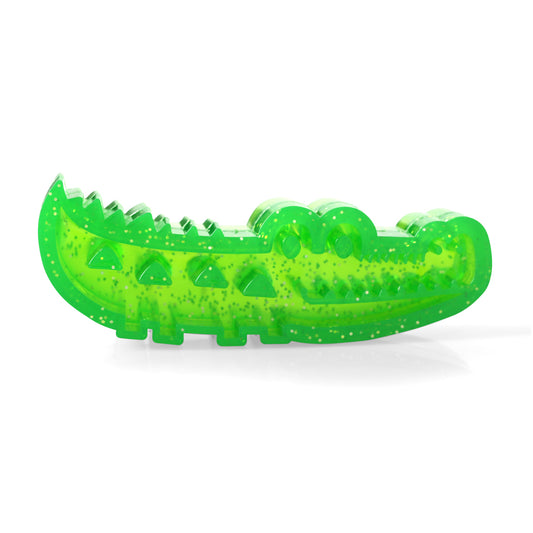 Qmonster Brinquedo para cachorro - Crocodilos de cristal dispensador - Grande