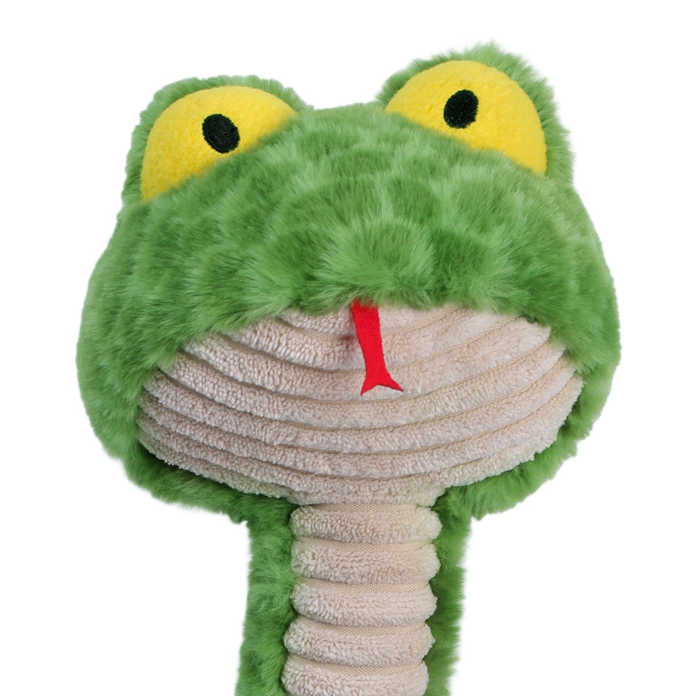 Qmonster Brinquedo para cachorros - Interativo Cobra de Mola 100cm - Verde