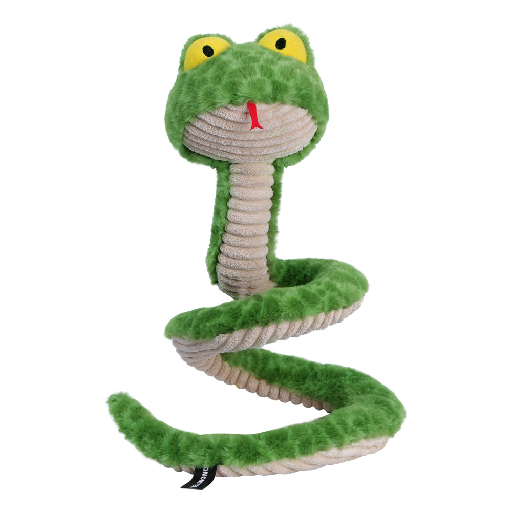 Qmonster Brinquedo para cachorros - Interativo Cobra de Mola 100cm - Verde