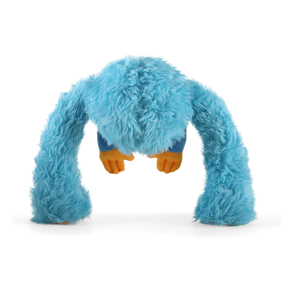 Qmonster Brinquedo para cachorro - 2in1 King Kong Pelúcia com Bola - Azul