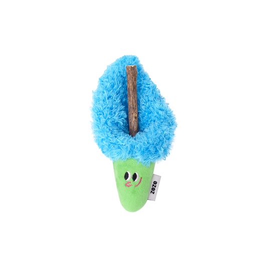 zeze Brinquedo para gatos - Pirulito de Matatbi com Catnip - Calla Azul
