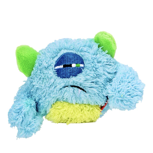 Qmonster Brinquedo para cachorro - 2in1 Monstro Cyclope - Azul Grande