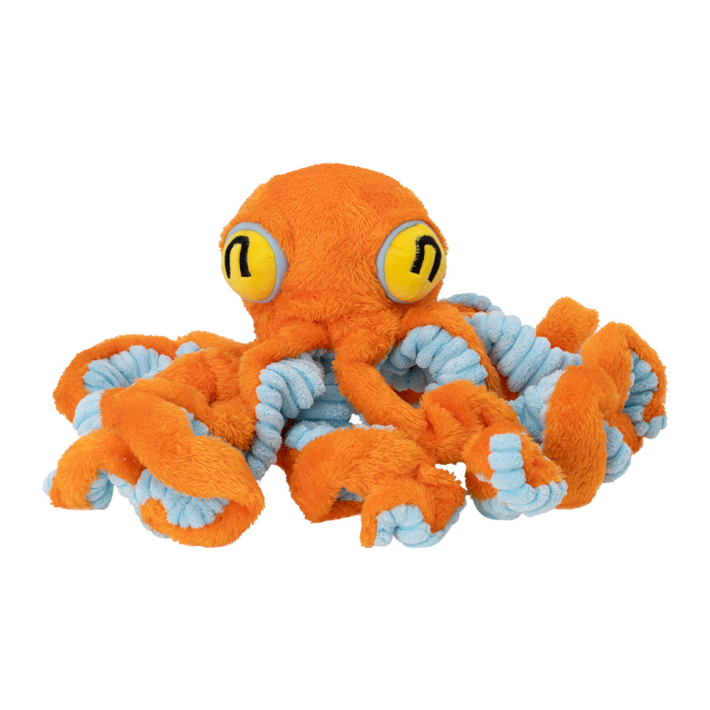 Qmonster Brinquedo para cachorros grande - Polvo Grande Laranja