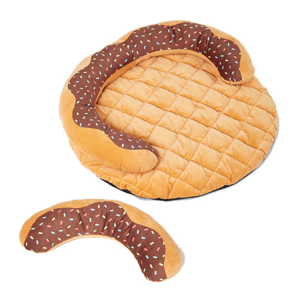 FOFOS Cama para Pets - Cama de Donut/Rosquinha