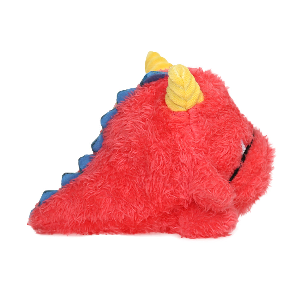 Qmonster Brinquedo para cachorro - 2in1 Monstro Ovo 15cm - Vermelho