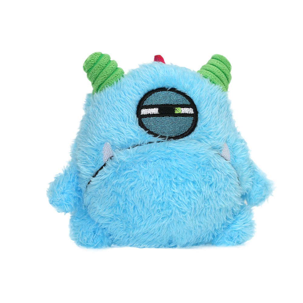 Qmonster Brinquedo para cachorro - 2in1 Monstro Ovo 15cm - Azul