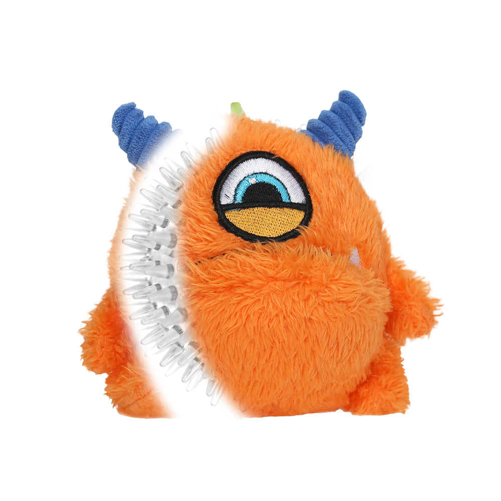 Qmonster Brinquedo para cachorro - 2in1 Monstro Ovo 15cm - Laranja