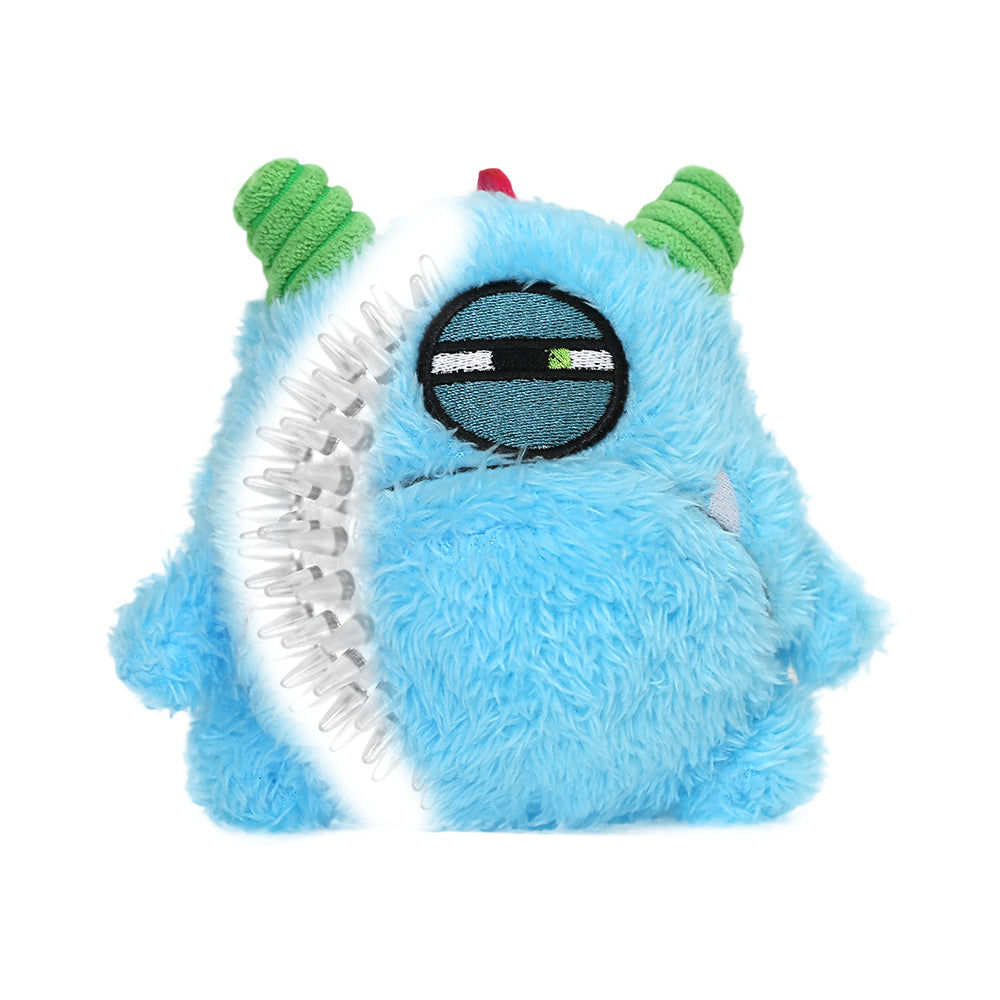 Qmonster Brinquedo para cachorro - 2in1 Monstro Ovo 15cm - Azul