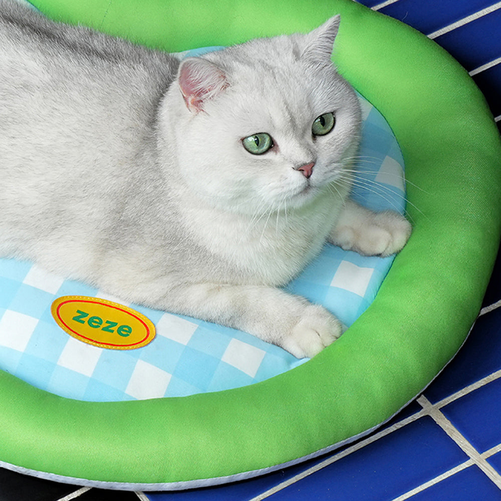 Tapete de verão para pets zeze - Tapete Respirável Maçã Verde