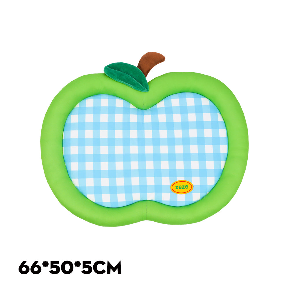 Tapete de verão para pets zeze - Tapete Respirável Maçã Verde